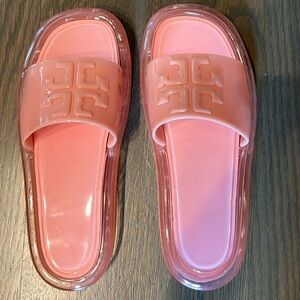 Brand new Tory Burch bubble slide sandal